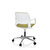* Bürostuhl / Drehstuhl FREE WHITE Stoff grün hjh OFFICE