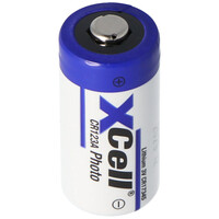 XCell Photobatterie CR123A Lithium Batterie 3 Volt max. 1550mAh, 34,5x17mm 19Gramm Lose Ware bulk