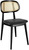 Stuhl Vindo Kunstleder; 45x51x83 cm (BxTxH); Sitz schwarz, Gestell schwarz; 2