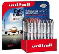 UNIBALL EXPOSITOR ROLLERBALL VISION ELITE UB-200/3D COLORES-36U-