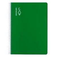 ESCOLOFI CUADERNO ESPIRAL 40H A4 70GR PAUTA 3MM C/MARGEN VERDE