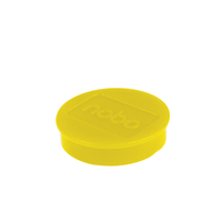 Magnet rund, 38 mm, extra stark 10 Stück, gelb