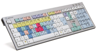 Logickeyboard LKB-CBASE-AJPU-DE Tastatur USB QWERTZ Deutsch Mehrfarbig