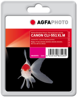AgfaPhoto APCCLI551XLM inktcartridge 1 stuk(s) Normaal rendement Magenta