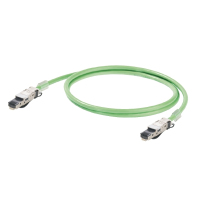 Weidmüller RJ-45/RJ-45, Cat. 5, 0.5 m networking cable Green Cat5 SF/UTP (S-FTP)