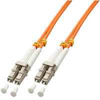 Lindy 46482 kabel optyczny 3 m LC OM2 Szary, Pomarańczowy, Biały