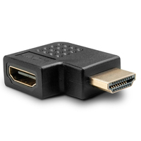 Lindy HDMI 90 Degree Right Angled Adapter, Black