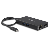 StarTech.com Adaptador Multipuertos USB-C - Docking Station Portátil USB-C 4K HDMI - con Entrega de Potencia de 60W - GbE - Hub 2x USB-A 3.0- Mini Dock Portátil USB Tipo C para ...