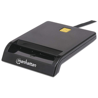 Manhattan USB 2.0 Smartcard-Lesegerät, USB-A-Stecker, Chipkartenleser, extern