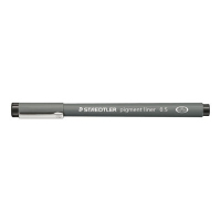 Staedtler pigment liner 308 fijnschrijver Zwart 10 stuk(s)