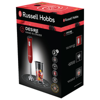 Russell Hobbs Desire 0,7 L Merülő mixer 500 W Vörös, Rozsdamentes acél