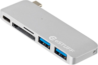 eSTUFF ES84121-SILVER laptop dock/port replicator USB 3.2 Gen 1 (3.1 Gen 1) Type-C