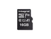 Integral 16GB HIGH SPEED MICROSDHC/XC V10 UHS-I U1 flashgeheugen MicroSD