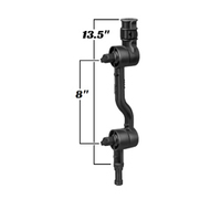 RAM Mounts Adapt-A-Post with Adjustable 13.5" Extension Arm