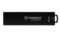 Kingston Technology IronKey D300S USB flash meghajtó 32 GB USB A típus 3.2 Gen 1 (3.1 Gen 1) Fekete
