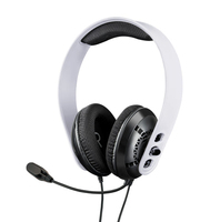 Raptor Gaming RG-H200-W fejhallgató és headset Vezetékes Fejpánt Játék Fekete, Fehér