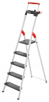 Hailo 8050-507 escalera Escalera plegable Aluminio, Negro