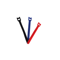 shiverpeaks BS18-10001 serre-câbles Hook & loop cable tie Nylon, Polyester Noir, Bleu, Rouge 12 pièce(s)