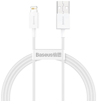 Baseus CALYS-A02 mobiltelefon kábel Fehér 1 M USB A Lightning