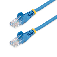 StarTech.com 45PAT50CMBL hálózati kábel Kék 0,5 M Cat5e U/UTP (UTP)