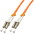 Lindy 46482 InfiniBand/fibre optic cable 3 m LC OM2 Grijs, Oranje, Wit