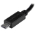 StarTech.com UMUSBOTG8IN USB kábel 0,2 M Mini-USB B Micro-USB B Fekete