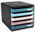 Exacompta Big box, schubladenbox mit 5 schubladen, skandi - farben sortiert - neu