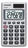 Casio HS-8VA calculadora Bolsillo Calculadora básica Gris, Blanco
