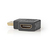 Nedis CVGP34903BK tussenstuk voor kabels HDMI A Zwart