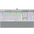 Corsair CH-910951A-BE klawiatura USB AZERTY Biały