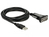 DeLOCK 66323 Serien-Kabel Schwarz 4 m USB Typ-A DB-9