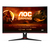AOC G2 C24G2AE/BK Monitor PC 59,9 cm (23.6") 1920 x 1080 Pixel Full HD LED Nero, Rosso