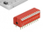 DeLOCK 66406 Zubehör für Leiterplatten DIP-Schalter Rot