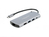 DeLOCK 87767 Notebook-Dockingstation & Portreplikator Kabelgebunden USB 3.2 Gen 1 (3.1 Gen 1) Type-C Grau