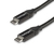 StarTech.com USB2C5C50CM USB kábel 0,5 M USB 2.0 USB C Fekete