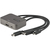 StarTech.com CDPHDMDP2HD video átalakító kábel 0,27 M HDMI + USB HDMI + Mini DisplayPort + USB Type-C Fekete, Ezüst