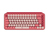 Logitech POP Keys Wireless Mechanical Keyboard With Emoji Keys billentyűzet RF vezeték nélküli + Bluetooth QWERTY Spanyol Burgundi, Rózsaszín, Rózsa