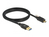 DeLOCK 84028 USB-kabel 1,5 m USB 3.2 Gen 2 (3.1 Gen 2) USB A USB C Zwart