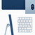 Apple iMac Apple M M3 59,7 cm (23.5") 4480 x 2520 Pixel All-in-One-PC 24 GB 1 TB SSD macOS Sonoma Wi-Fi 6E (802.11ax) Blau
