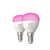 Philips Hue White and Color ambiance Kogellamp - E14 slimme lamp - (2-pack)