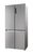 Haier HCR5919ENMP side-by-side refrigerator Freestanding 528 L E Platinum, Stainless steel