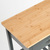 Küchenrollwagen, MDF/Bambus, grau / Maße: 58x40x93 cm