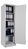 Feuerbeständiger Aktenschrank Dokumentenschrank PRIODOC, 1964x576x491mm,3 Böden,2 Register,lichtgrau