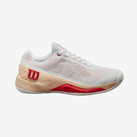 Women's Tennis Multicourt Shoes Rush Pro 4.0 - White/scallop Shell - UK 8 EU42