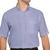 Disley Blue Short Sleeved Oxford Shirt H946B - Size 16