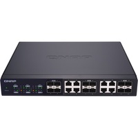 QNAP Switch QSW-1208-8C 12-port: 8x10GbE SFP+/RJ45 combo, 4x10Gbe SFP+, nem menedzselt