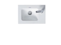 DURAVIT 07234300411 Handwaschbecken ME by Starck ohne Überlauf, Hahnlochbank, 43