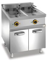 cookmax Elektro-Fritteuse, 2 x 12 l,