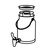 Frilich Milchkanne 3,00 l gold