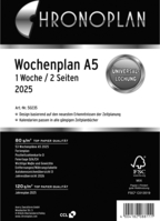 CHRONOPLAN Ersatz Jahresplan 2025 50235Z.25 1W/2S A5